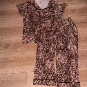 Leopard Print Pajamas